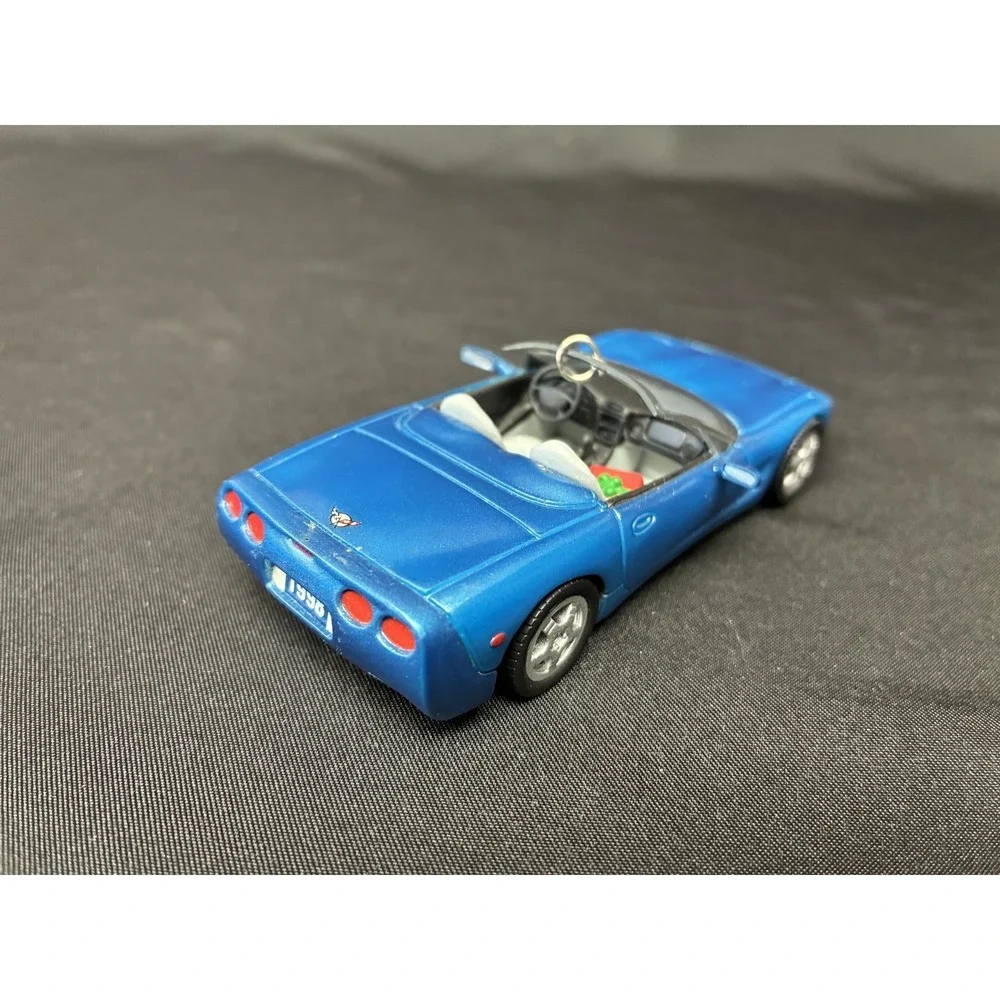 Hallmark Keepsake 1998 Corvette Convertible Ornament Blue QX6416 Vintage